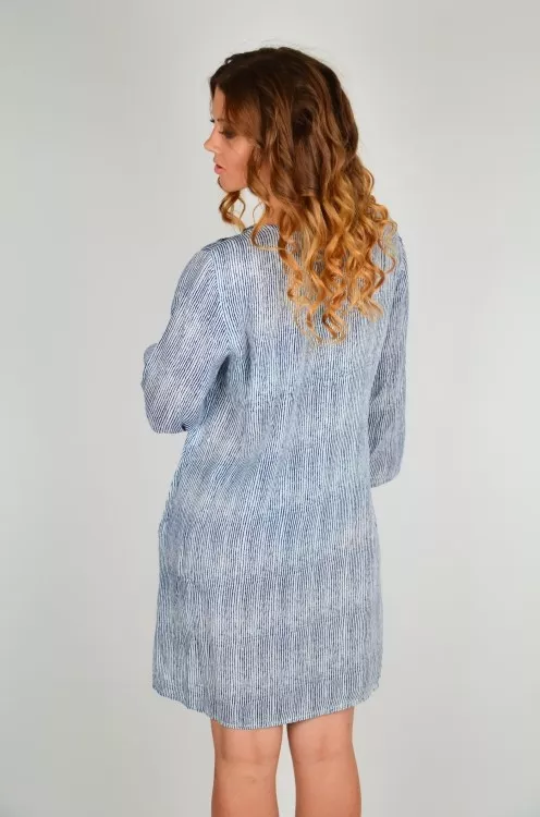 Пляжное платье с рукавами и вышивкой Iconique...