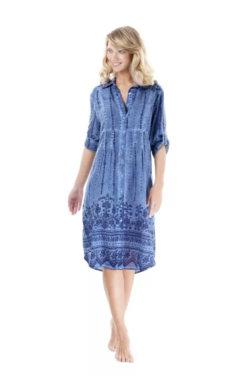 Пляжная туника рукава с манжетам Iconique IC9-093