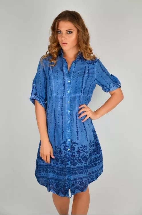 Пляжная туника рукава с манжетам Iconique IC9-093