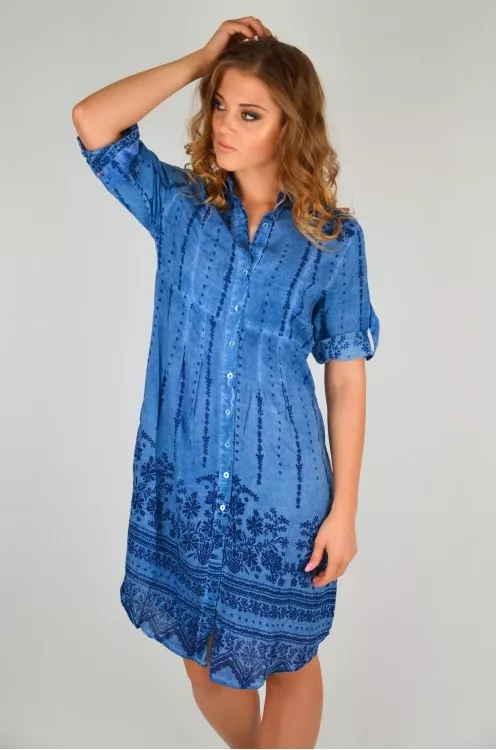 Пляжная туника рукава с манжетам Iconique IC9-093